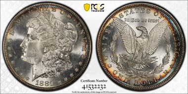 1881-S $1 MS64