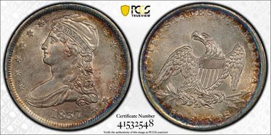 1837 50C AU58