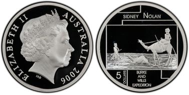 2006 $5 Sidney Nolan Burke and Wills Expedition PR68DCAM