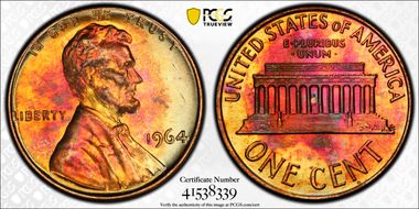 1964 1C MS65RB