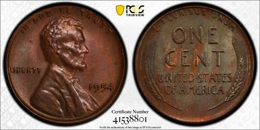 1954 1C MS64BN