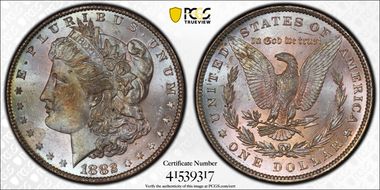 1882 $1 MS63