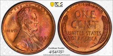 1937-D 1C MS66RB