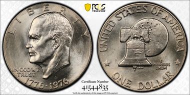 1976-D $1 Type 2 MS65+