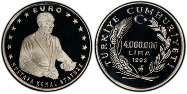 1999 4M Lira Ataturk PR69DCAM