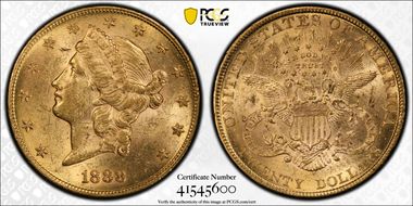 1888 $20 MS61