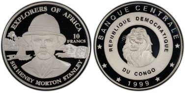 1999 10 Fr Sir Henry Morton Stanley PR70DCAM