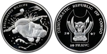 2007 10 Fr Endangered Hippo PR67DCAM