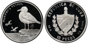 2004 10 Peso Murphy's Petrel PR68DCAM
