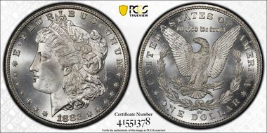 1883-CC $1 MS66