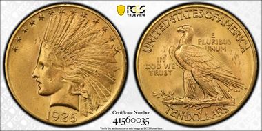 1926 $10 MS65
