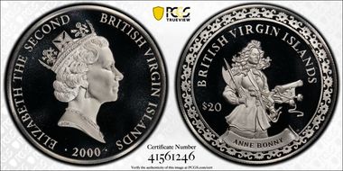 2000-FM $20 Anne Bonny PR70DCAM