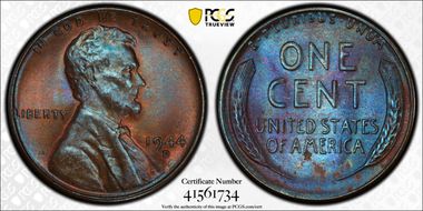 1944-D 1C MS65BN