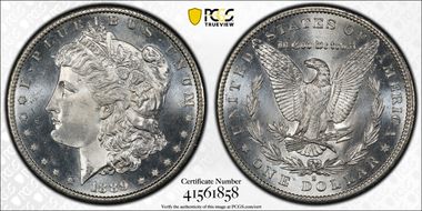 1889-S $1 MS64+ 