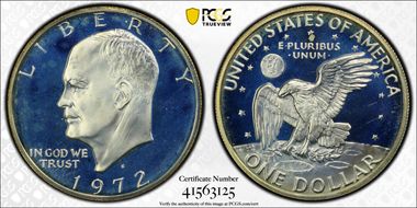 1972-S $1 Silver PR68DCAM