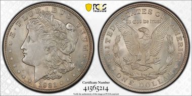 1921 $1 Morgan MS63