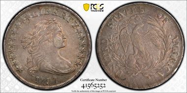 1797 $1 BB-71, 10x6 Stars AU55