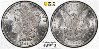 1891-CC $1 MS62