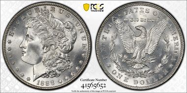 1888 $1 MS66