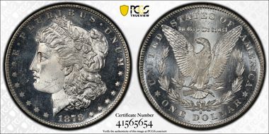 1878-S $1 MS65PL
