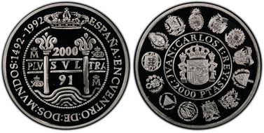 1991 2000 P Encounter of Two Worlds Discovery of America PR69DCAM