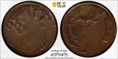 1670s NJ 1/2P Saint Patrick G4BN