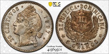 1897-A 20C KM-14 MS63+