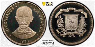 1978 10C PR68DCAM