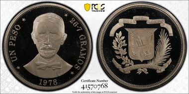 1978 Peso PR69DCAM