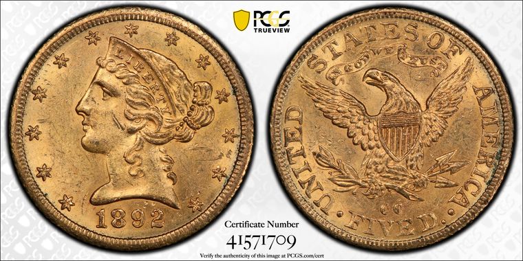 Cert 41571709 - Coin Image