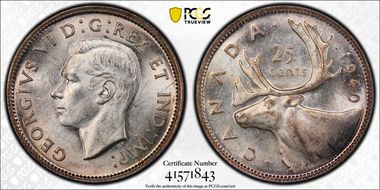 1940 25C MS62