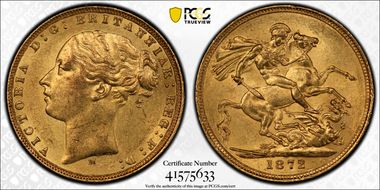 1872-M Sov S-3857 St. George MS61