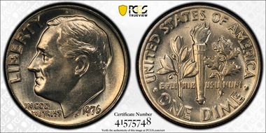 1976 10C MS66
