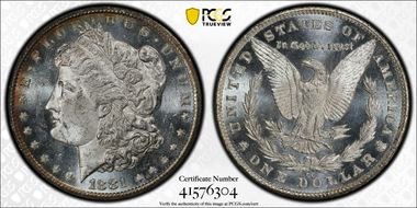 1881-CC $1 MS62PL