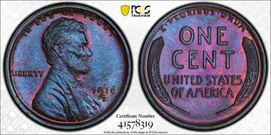 1916-D 1C MS64BN