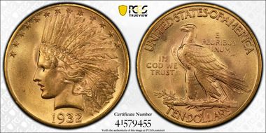 1932 $10 MS65