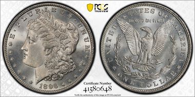 1896 $1 MS65