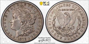 1878-CC $1 XF40