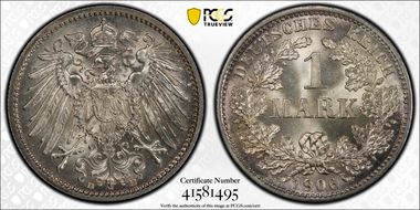 1906-D Mark J-17 MS66+