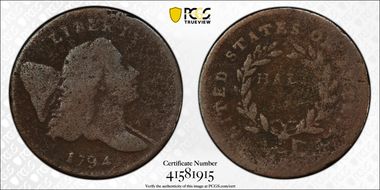 1794 1/2C C-5a Sm Edge Letters N1BN