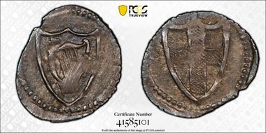 (1649-60) 1/2D S-3223 Commonwealth AU53