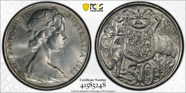 1966 50C KM-67  Ag N1