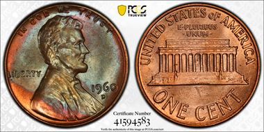 1960-D 1C Large Date MS65BN