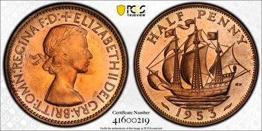 1953 1/2D S-4155 PR66RD