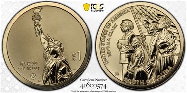 2020-S $1 American Innovation SC Rev PR Septima Clark First Strike PR70