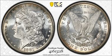 1881-S $1 MS64