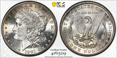 1881-S $1 MS64