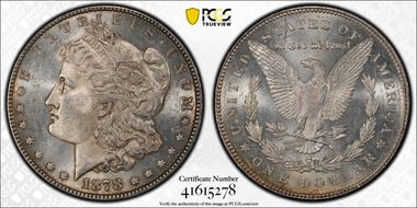 1878 7TF $1 VAM 189 MS63
