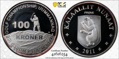 2011 100 Kr X#Pr9 Fantasy Prove PR69DCAM