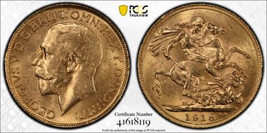 1918-C Sov S-3997 MS63